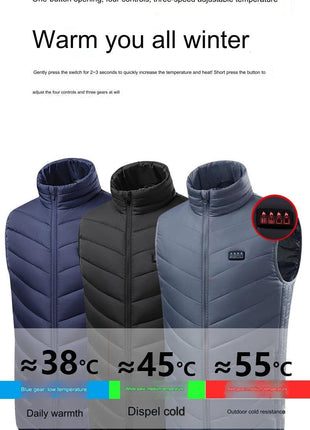 21 Area Men's Heated Gilet - Sidiou Group