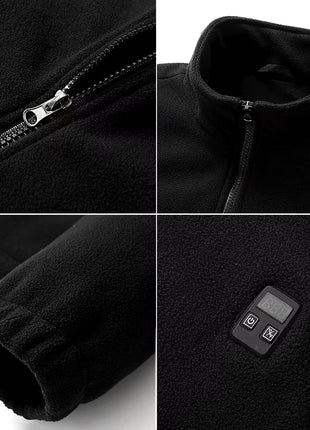 9 Area Heated Polar Fleece Jacket - Sidiou Group