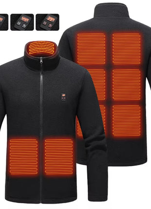 9 Area Heated Polar Fleece Jacket - Sidiou Group