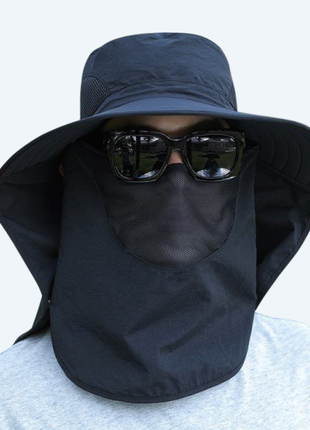 Black Sun Protection Quick-drying Fishing Hat