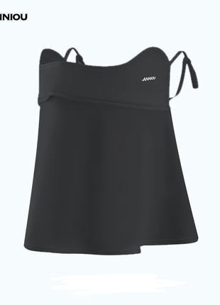Black Anniou UPF 50+ Anti UV Dust Face Cover