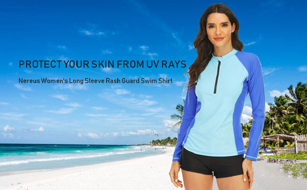 Sidiou Group Women's UPF 50+ UV Sun Protection Shirt Outdoor Performance Long Sleeve Rash Guard Shirts for Hiking Swim Fishing