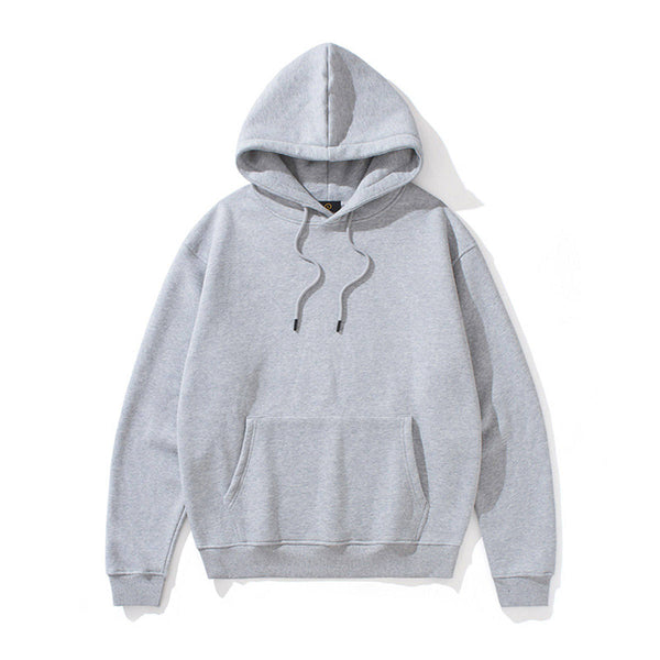 Sidiou Group Wholesale Solid Colour Hoodies Classical Sweatshirt Custom Logo Hooded for Men and Women