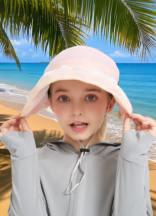 Summer Kids UV Resistant Shell Headband Hat