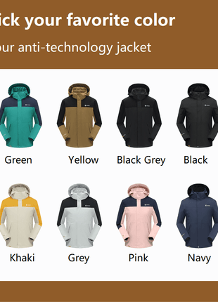 ANNIOU 3 - in - 1 Women's Custom Outdoor Jacket - Sidiou Group