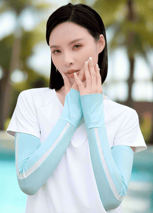 Anniou Women's Breathable Uv Protection Slik Arm Sleeves - Sidiou Group