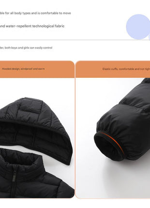 Children's 3 Area Hooded Heated Jacket - Sidiou Group