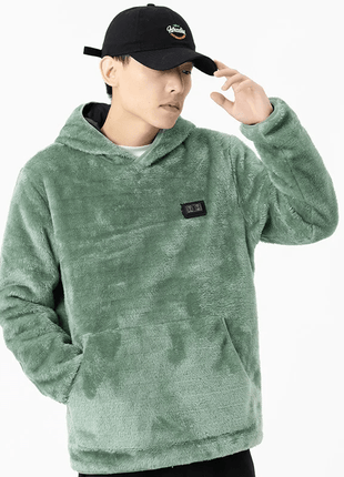 Coral Fleece Heated Hooded Sweatshirt - Sidiou Group