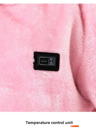 Coral Fleece Heated Hooded Sweatshirt - Sidiou Group
