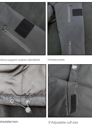 Heated Hooded Hardshell Jacket - Sidiou Group