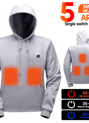 Heated Hooded Pullover - Sidiou Group