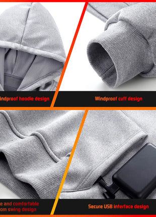 Heated Hooded Pullover - Sidiou Group