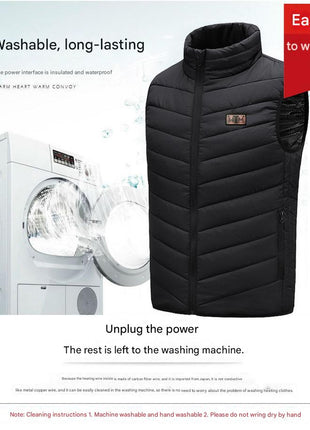 Insulated Heated Puffer Vest - Sidiou Group