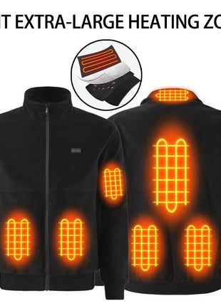 Men and Women's Polar Fleece Heated Jacket - Sidiou Group