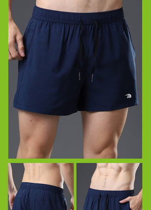 Men's Double - layer Quick - drying Sports Shorts - Sidiou Group