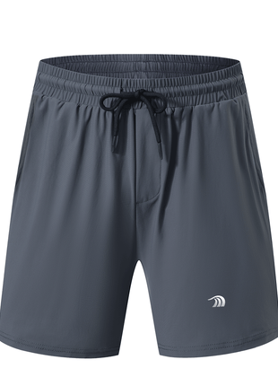 Men's Ice Silk Colorblock Sports Shorts - Sidiou Group