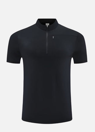 Men's Quick - drying Short - sleeved Half - zip T-shirt - Sidiou Group