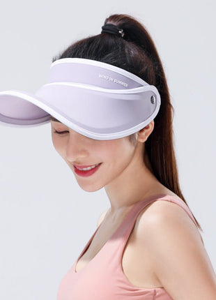 Purple Women's Wide - brim Sun Visor
