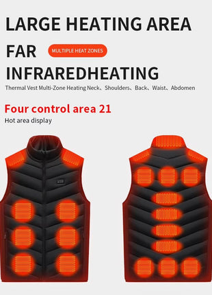 Unisex 21 Area Heated Gilet - Sidiou Group