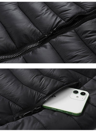 Unisex 25 Area Hooded Heated Lightweight Coat - Sidiou Group