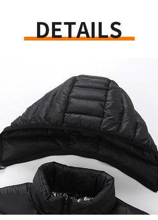 Unisex 25 Area Hooded Heated Lightweight Coat - Sidiou Group