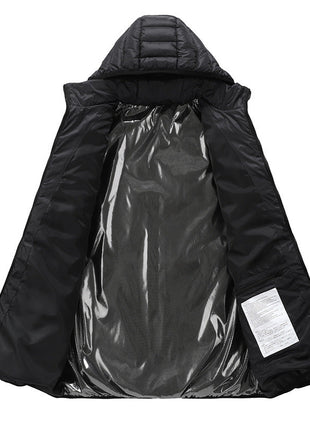 Unisex 25 Area Hooded Heated Lightweight Coat - Sidiou Group