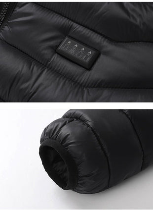 Unisex 25 Area Hooded Heated Lightweight Coat - Sidiou Group