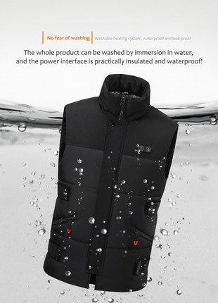 Unisex 8 Area Smart Heated Gilet - Sidiou Group