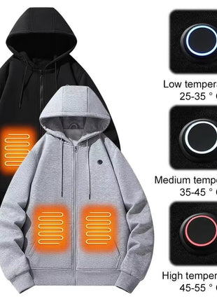 Unisex Heated Hoodie - Sidiou Group