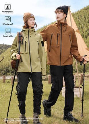 Unisex Hooded Waterproof Jacket - Sidiou Group