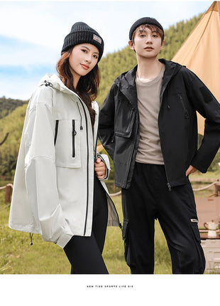 Unisex Hooded Waterproof Jacket - Sidiou Group