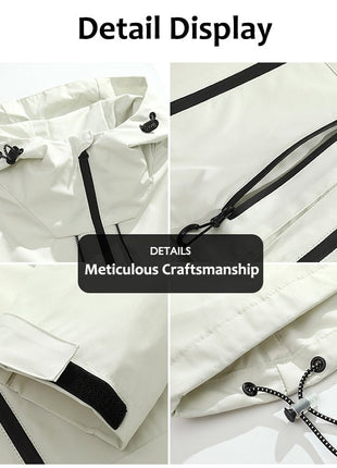 Unisex Hooded Waterproof Jacket - Sidiou Group