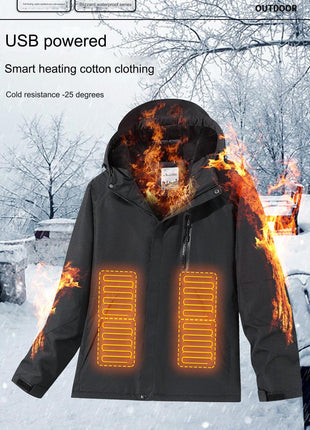 Unisex Outdoor Heated Trekking Jacket - Sidiou Group