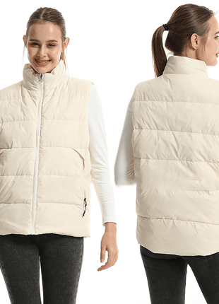 White Duck Down Heated Gilet - Sidiou Group