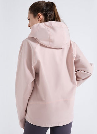 Women's Hooded Windbreaker Jacket - Sidiou Group