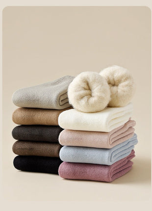 Women's Mid Calf Fleece Socks - Sidiou Group