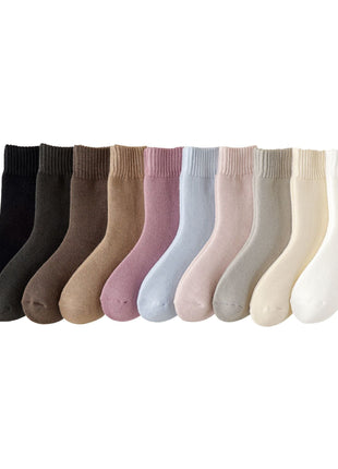 Women's Mid Calf Fleece Socks - Sidiou Group