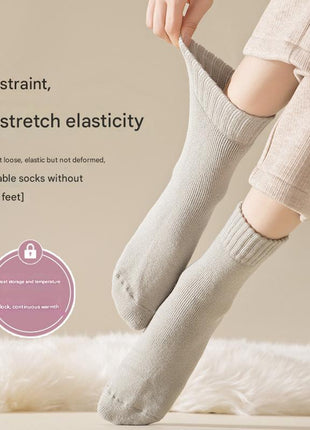 Women's Mid Calf Fleece Socks - Sidiou Group
