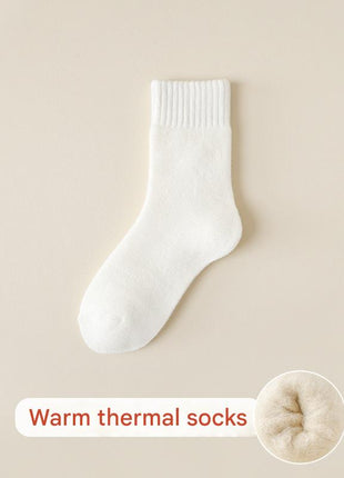 Women's Mid Calf Fleece Socks - Sidiou Group