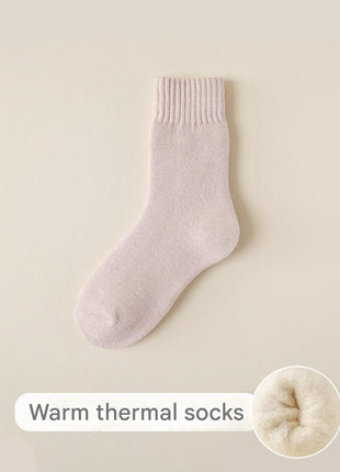 Women's Mid Calf Fleece Socks - Sidiou Group