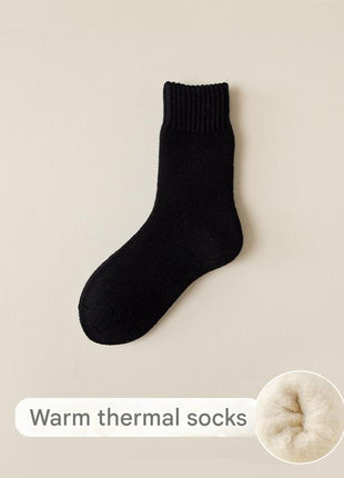 Women's Mid Calf Fleece Socks - Sidiou Group