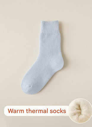 Women's Mid Calf Fleece Socks - Sidiou Group