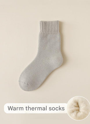 Women's Mid Calf Fleece Socks - Sidiou Group