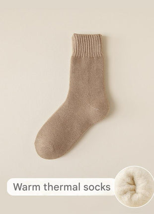 Women's Mid Calf Fleece Socks - Sidiou Group