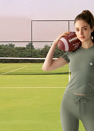 Women's Quick - drying Short - sleeved Yoga T-shirt - Sidiou Group