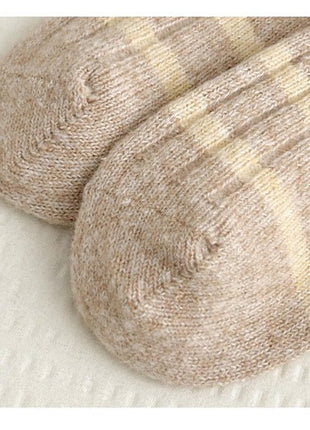 Women's Striped Wool Socks - Sidiou Group