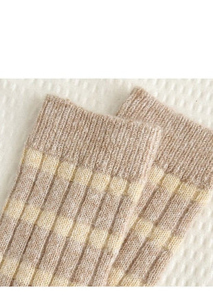 Women's Striped Wool Socks - Sidiou Group