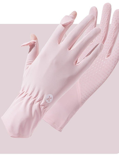Women's UPF 50+ Breathable Sun Protection Gloves - Sidiou Group