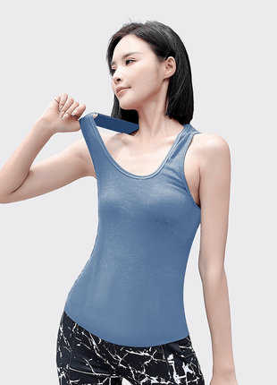 Women’s Wide Strap Ribbed Tank Top - Sidiou Group