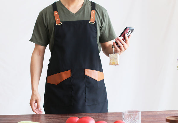 Design Custom Aprons Online Wear-resistant Men Women's Milk Tea Shop Barber Baking Personalised Logo Work Aprons Make A Custom Apron